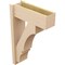Ekena Millwork 8-in W x 22-in D x 34-in H Balboa Block Rough Cedar Woodgrain TimberThane Outlooker, Primed Tan OUTUR080X22X34BOA44RCPR - alternate 3